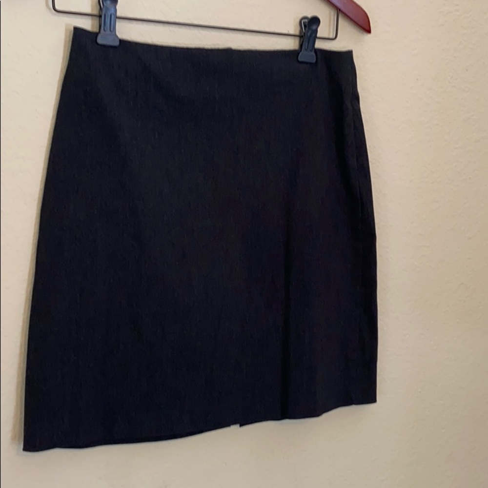 Charcoal pencil skirt